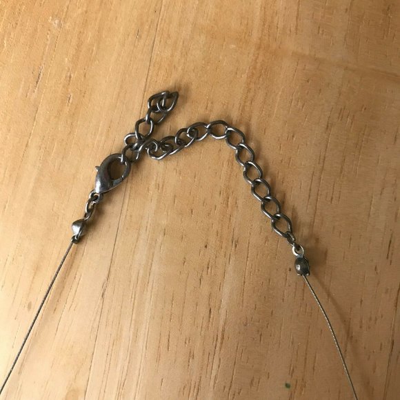 Handmade Vintage Crystal Choker Necklace 3" extend - Picture 7 of 10